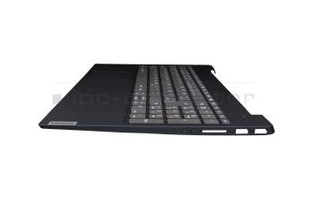 AM2GC000400 teclado incl. topcase original Lenovo DE (alemán) gris/azul