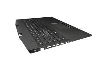 AM2K0000320 teclado incl. topcase original HP DE (alemán) negro/negro con retroiluminacion