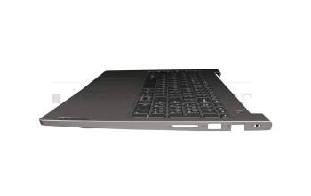 AM2XE000300HXN teclado incl. topcase original Lenovo UK (Inglés) gris oscuro/canaso con retroiluminacion
