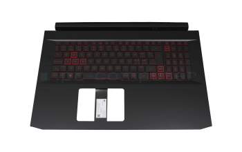 AM326000100 teclado incl. topcase original Acer CH (suiza) negro/rojo/negro con retroiluminacion GTX1650