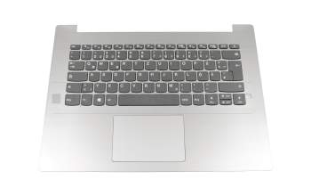 AP185000340 teclado incl. topcase original Lenovo DE (alemán) gris/plateado