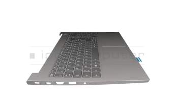 AP2XE000H00 teclado incl. topcase original Lenovo FR (francés) negro/canaso con retroiluminacion