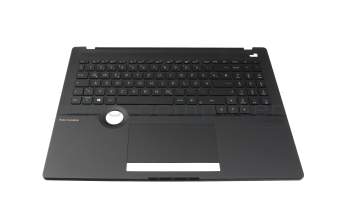 APIA0KNB0-562PGE00 teclado incl. topcase original Asus DE (alemán) negro/negro con retroiluminacion (ASUS Dial)