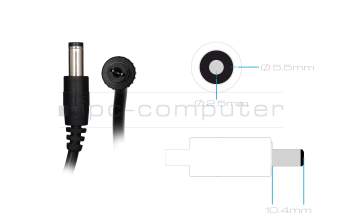 Acer Aopen 27HC5RZa original cargador 48 vatios angular (5,5/2,2)