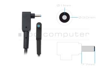 Acer TravelMate P2 (TMP216-51G) original cargador 90 vatios angular