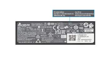 Acer TravelMate Spin B3 (TMB311R-31) original cargador 45 vatios