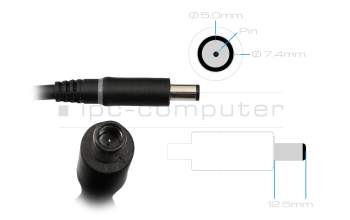 Alienware 18 Area-51 AA18250 GaN-cargador 360 vatios redondeado