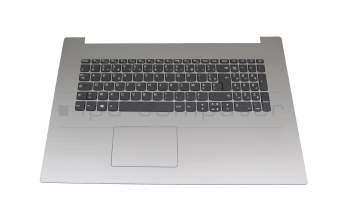 Alternativa para 5CB0R20188 teclado incl. topcase original Lenovo FR (francés) gris/plateado con retroiluminacion (Platinum Grey)