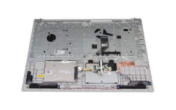 Alternativa para 5CB0R20188 teclado incl. topcase original Lenovo FR (francés) gris/plateado con retroiluminacion (Platinum Grey)
