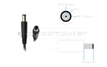 Alternativa para N2765 cargador original Dell 65 vatios delgado