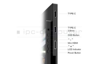 Alternative for MSI PRO MP161 E2U Pantalla portátil 15.6 FHD USB-C/HDMI