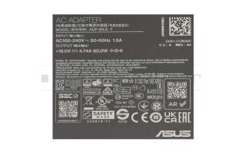 Asus M1703QA original cargador 90 vatios