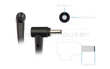 Asus Pro P1440FA original cargador 65 vatios EU wallplug normal