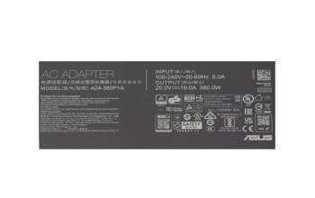 Asus ROG Strix SCAR 16 G635LX original cargador 380 vatios angular