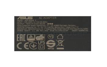 Asus VivoBook F542UA original cargador 65 vatios EU wallplug normal