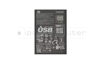 B7NK0AA#ABB cargador USB-C original HP 140 vatios redondeado