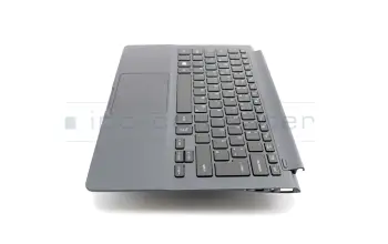 BA59-03594C teclado incl. topcase original Samsung DE (alemán) negro/antracita con retroiluminacion