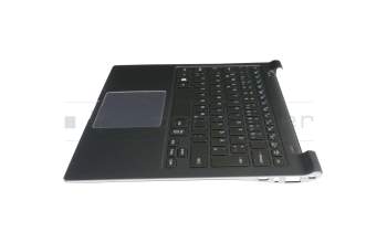 BA5903767C teclado incl. topcase original Samsung DE (alemán) negro/negro con retroiluminacion