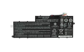 Batería 30Wh original para Acer Aspire V5-122P