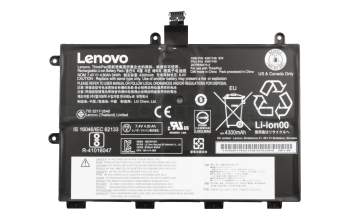 Batería 34Wh original para Lenovo ThinkPad 11e Chromebook (20DB/20DU)