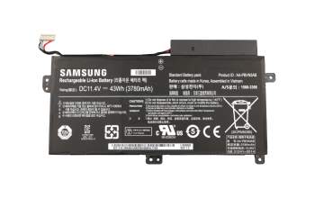 Batería 43Wh original para Samsung NP370R4E