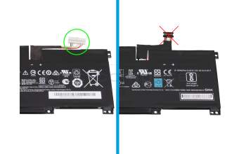 Batería 53,8Wh original para MSI Modern 15 A11SB/A11SBL/A11SBU (MS-1552)