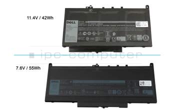 Batería 55Wh original 7,6V para Dell Latitude 12 (E7270)