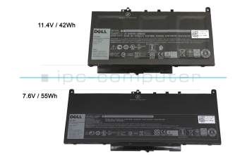 Batería 55Wh original 7,6V para Dell Latitude 12 (E7270)