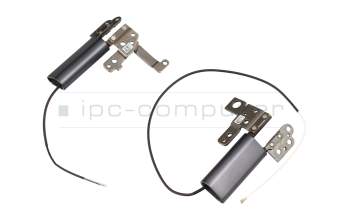 Bisagras derecha y izquierda para la pantalla (L+R, cinta adhesiva) original para Lenovo Yoga 7 14ITL5 (82BH)