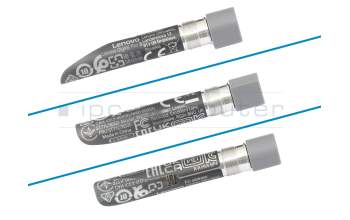 Bolígrafo digital 3 plata original incluye baterias para Lenovo IdeaPad Flex 5 Chrome 14IAU7 (82T5)