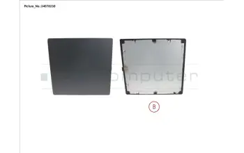 Fujitsu METAL BOTTOM COVER ASSY BLACK para Fujitsu Esprimo Q558