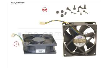 Fujitsu SERVICE FAN KIT ESPRIMO D*56 para Fujitsu Esprimo D556