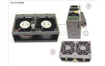 Fujitsu FAN MODULE ASSY 2X para Fujitsu Eternus CS800 S7