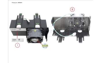 Fujitsu CA05973-7925 TX1320M5_ 6038 FAN MODULE