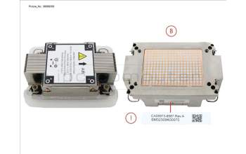 Fujitsu CA05973-8587 RX4770M7 CPU HEATSINK