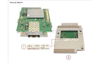 Fujitsu DX ENTRY CA ISCSI 2PORT 10G VLAN para Fujitsu Eternus AF250 S2
