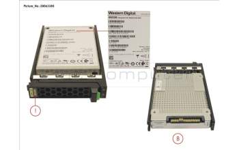 Fujitsu SSD SAS 12G MU 400GB IN SFF SLIM para Fujitsu PrimeQuest 3800B