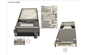 Fujitsu DX/AF FIPS SSD SAS 2.5\" 1,92TB 12G para Fujitsu Eternus DX8900 S4