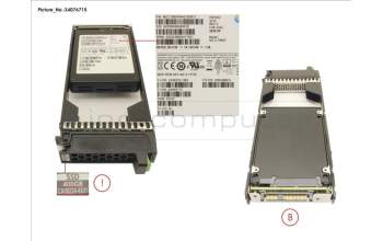 Fujitsu DX S3/S4 SSD SAS 2.5\" 400GB DWPD3 12G para Fujitsu Eternus AF250 S2