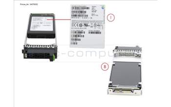 Fujitsu DX S3/S4 SSD SAS 2.5\' 1.92TB 12G para Fujitsu Eternus AF250 S2