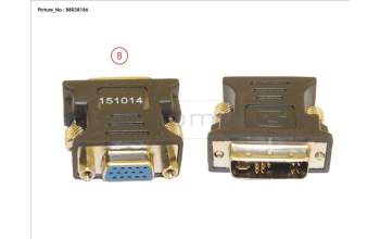 Fujitsu DVI-VGA ADAPTER para Fujitsu Primergy RX1330 M3
