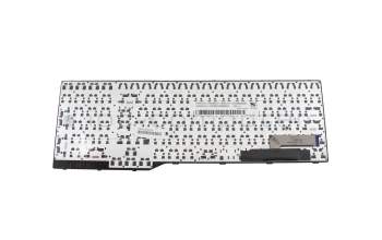 CP733789-02 teclado original Fujitsu DE (alemán) negro/negro/mate