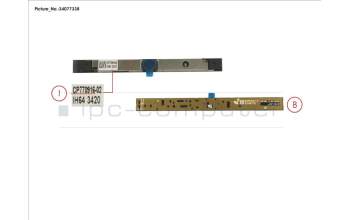 Fujitsu CAMERA MODULE (HD) W/2MIC para Fujitsu LifeBook A3510