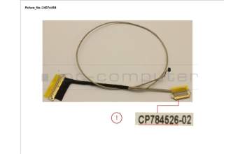 Fujitsu CABLE, LCD (NON TOUCH, RGB CAM) para Fujitsu LifeBook U7310