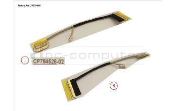 Fujitsu CABLE, LCD (NON TOUCH, HELLO CAM) para Fujitsu LifeBook U7310