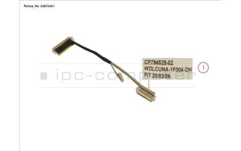 Fujitsu CABLE, LCD (TOUCH, HELLO CAM) para Fujitsu LifeBook U7310