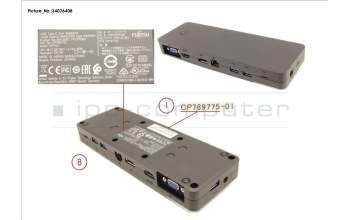 Fujitsu PORT REPLICATOR TACT 2 (TYPE-C) para Fujitsu LifeBook U9310
