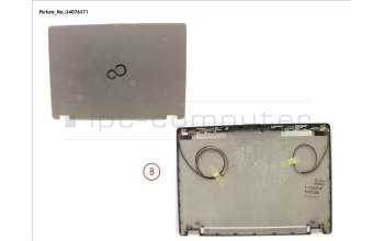 Fujitsu CP792992-XX LCD BACK COVER ASSY