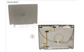 Fujitsu LCD BACK COVER ASSY (W/ HELLO CAMERA) para Fujitsu LifeBook U7410