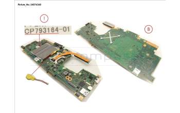 Fujitsu MAINBOARD ASSY I5 10310U para Fujitsu LifeBook U7510